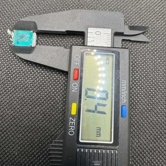 FINAL SALE Natural Paraiba Tourmaline Doublet Set in 925 Sterling Silver - Picture 12 of 14